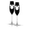 JoyJolt&#xAE; Disney&#xAE; 9oz. Luxury Mickey Mouse Crystal Stemmed Champagne Flute Glass, 2ct.